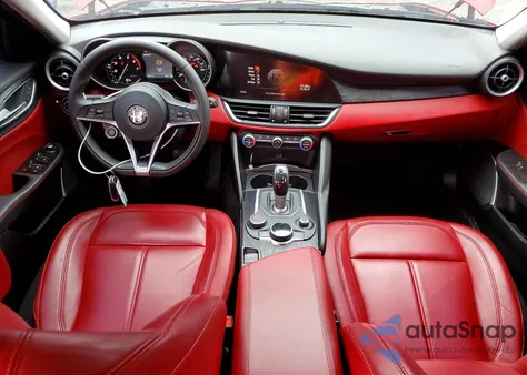 2019 Alfa Romeo Giulia из США, поврежденный, VIN ZARFAMAN5K7622506